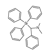 N,N-Dimethyl-α-(triphenylsilyl)benzylamin结构式