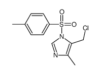 5-(chloromethyl)-4-methyl-1-(4-methylphenyl)sulfonylimidazole结构式