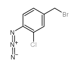 4-AZIDO-3-CHLOROBENZYL BROMIDE structure