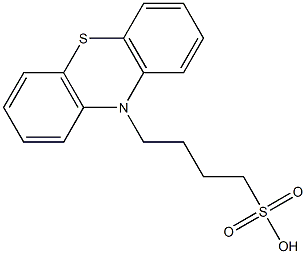 4-(phenothiazin-10-yl)butane-1-sulfonic acid Structure