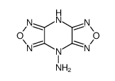 1H,4H-Bis[1,2,5]oxadiazolo[3,4-b:3,4-e]pyrazin-4-amine(9CI) Structure