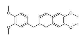 3-[(3,4-dimethoxyphenyl)methyl]-6,7-dimethoxy-3,4-dihydroisoquinoline Structure