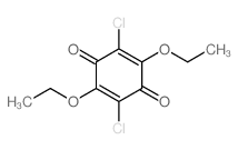 2,5-Cyclohexadiene-1,4-dione,2,5-dichloro-3,6-diethoxy- picture