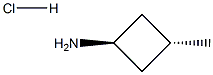 trans-3-methylcyclobutanamine;hydrochloride结构式