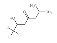 4-Heptanone,1,1,1-trichloro-2-hydroxy-6-methyl-结构式