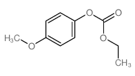 Carbonic acid, ethyl4-methoxyphenyl ester structure