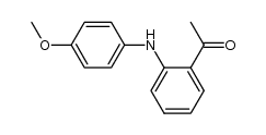 1-[2-[(4-Methoxyphenyl)amino]phenyl]ethanon结构式