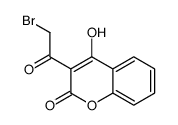 3-(2-bromoacetyl)-4-hydroxychromen-2-one结构式