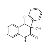 2,4(1H,3H)-Quinolinedione,3-hydroxy-3-phenyl- structure