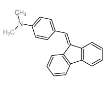 Benzenamine,4-(9H-fluoren-9-ylidenemethyl)-N,N-dimethyl- Structure