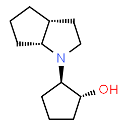 Cyclopentanol, 2-[(3aR,6aR)-hexahydrocyclopenta[b]pyrrol-1(2H)-yl]-, (1R,2R)- (9CI) Structure