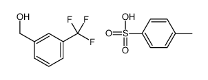 4-methylbenzenesulfonic acid,[3-(trifluoromethyl)phenyl]methanol结构式