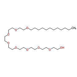 八甘醇单十二烷基醚结构式