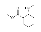 methyl-(cis-2-methylamino-1-cyclohexanecarboxylate) Structure
