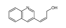 cis-3-(3-quinolyl)-2-propen-1-ol结构式