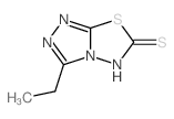 1,2,4-Triazolo[3,4-b][1,3,4]thiadiazole-6(5H)-thione,3-ethyl-结构式