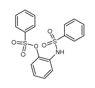 N-(2-phenylsulfonyloxyphenyl)benzenesulfonamide结构式