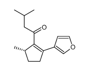 1-[(S)-2-(3-Furyl)-5-methyl-1-cyclopenten-1-yl]-3-methyl-1-butanone Structure