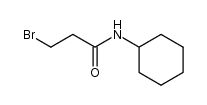 3-bromo-N-cyclohexylpropanamide Structure