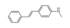 methyl-trans-stilben-4-yl-amine结构式