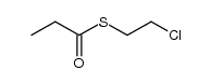 2-chloroethyl thiopropionate Structure
