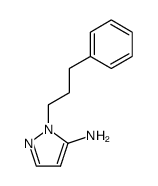 2-(3-phenyl-propyl)-2H-pyrazol-3-ylamine结构式