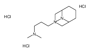 N,N-dimethyl-3-(9-methyl-3,9-diazabicyclo[3.3.1]nonan-3-yl)propan-1-amine,trihydrochloride结构式