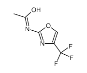 2-Acetylamino-4-trifluoromethyloxazole structure