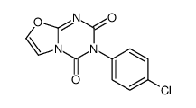 3-(4-chlorophenyl)-[1,3]oxazolo[3,2-a][1,3,5]triazine-2,4-dione结构式