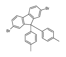 2,7-二溴-9,9-双(4-甲基苯基)-9H-芴结构式