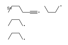 tributyl(hex-1-ynyl)stannane Structure