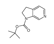 tert-butyl 2,3-dihydropyrrolo[2,3-c]pyridine-1-carboxylate结构式