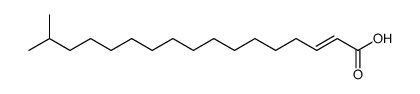 (E)-16-methylheptadec-2-enoic acid Structure