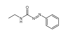 Phenylazocarbonsaeure-(N-ethyl)-amid结构式