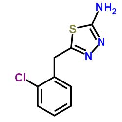5-(2-Chlorobenzyl)-1,3,4-thiadiazol-2-amine结构式