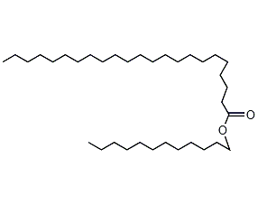 Dodecanyl tricosanoate Structure