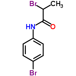 2-Bromo-N-(4-bromophenyl)propanamide Structure