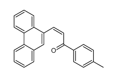 1-(4-methylphenyl)-3-phenanthren-9-ylprop-2-en-1-one结构式