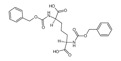 rac-2,6-dibenzyloxycarbonylaminopimelic acid Structure