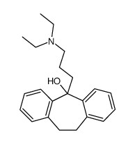 5-Hydroxy-5-[3-diethylamino-propyl]-dibenzo[a,d][1,4]cycloheptadien Structure