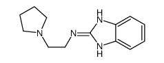N-[2-(1-Pyrrolidinyl)ethyl]-1H-benzimidazol-2-amine Structure
