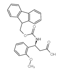 fmoc-(s)-3-amino-3-(2-methoxy-phenyl)-propionic acid structure