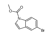 methyl 5-bromoindole-1-carboxylate Structure