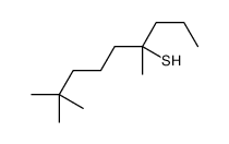 4,8,8-trimethylnonane-4-thiol结构式