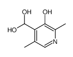 (3-hydroxy-2,5-dimethylpyridin-4-yl)methanediol Structure