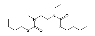 S-butyl N-[2-[butylsulfanylcarbonyl(ethyl)amino]ethyl]-N-ethylcarbamothioate结构式