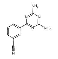 3-(4,6-diamino-1,3,5-triazin-2-yl)benzonitrile (en)Benzonitrile, 3-(4,6-diamino-1,3,5-triazin-2-yl)- (en) Structure