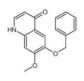 6-(BENZYLOXY)-7-METHOXYQUINOLIN-4(1H)-ONE Structure