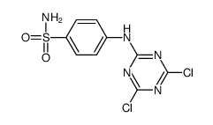 4-[(4,6-dichloro-1,3,5-triazin-2-yl)amino]benzenesulfonamide Structure