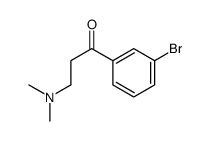 1-(3-bromophenyl)-3-(dimethylamino)propan-1-one Structure